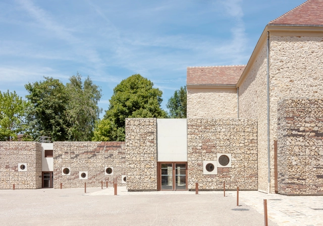 谢西文化中心 / Opus 5 architectes - 建筑图, 文化中心, 表皮, 拱