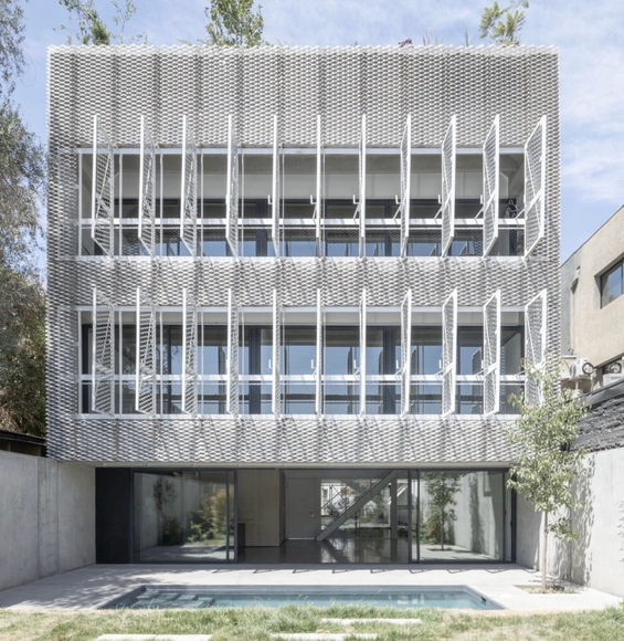 DSP Apartments / Studio Cáceres Lazo - Exterior Photography, Apartments, Courtyard, Facade, Door