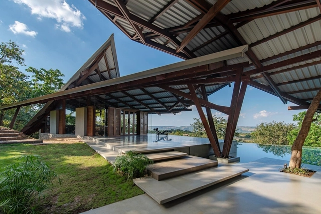 侧廊之屋 / Malik Architecture - 建筑图, 独立住宅, 露台, 梁, 表皮