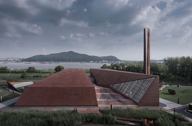 渡江胜利公园 / 南大设计院周凌工作室 - 建筑图, 文化建筑, 表皮