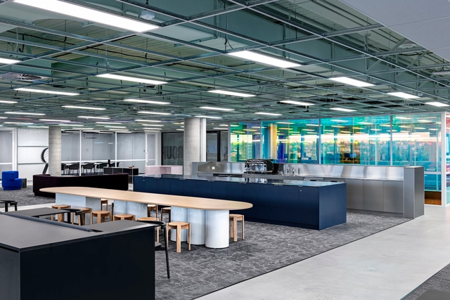 M&C Saatchi Office / Made For - Interior Photography, Offices Interiors, Kitchen, Facade, Table, Chair, Bench