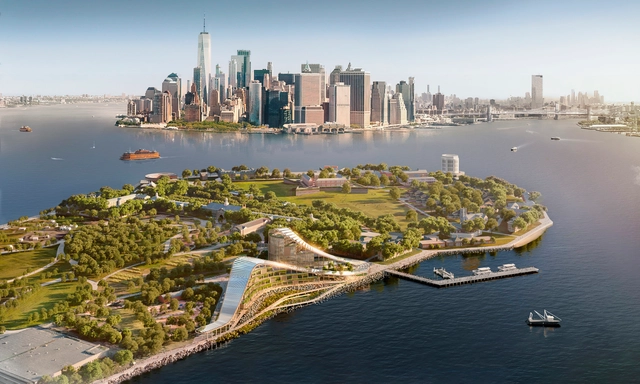 SOM diseña un Campus Net-Zero en Governors Island, Nueva York - Imagen Principal