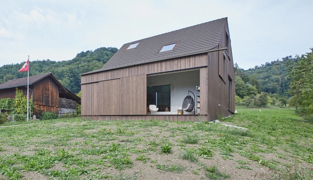 Residential Barn / BE ARCHITEKTUR GMBH, Boris Egli dipl. Architekt FH REG A SIA - Exterior Photography, Houses, Facade, Door