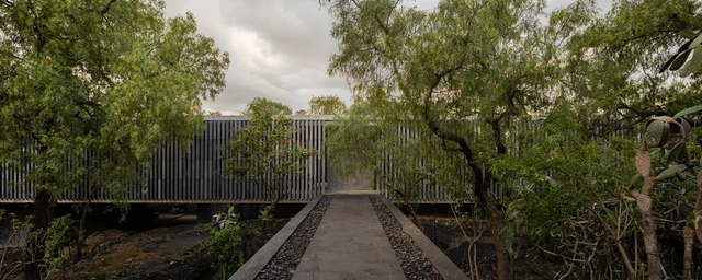Museu Anahuacalli – Reforma e ampliação / Taller de Arquitectura - Mauricio Rocha - Fotografia de Exterior, Museu, Jardim, Cerca, Fachada, Corrimão