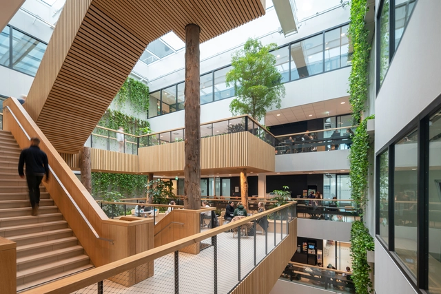 Langeveld Building / Paul de Ruiter Architects - Interior Photography, University, Facade, Handrail