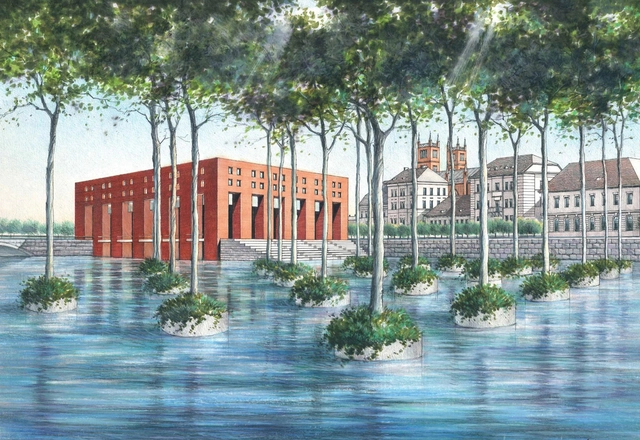 Un manglar para Berlín: Arquitectura tropical para la Academia de Arquitectura - Imagen Principal