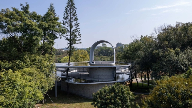 Estación WENSHANDIESHUI del Sendero Ecológico del Lago XILI / TJAD Original Design Studio - Fotografía exterior, Paisaje Y Arquitectura, Jardín, Arco
