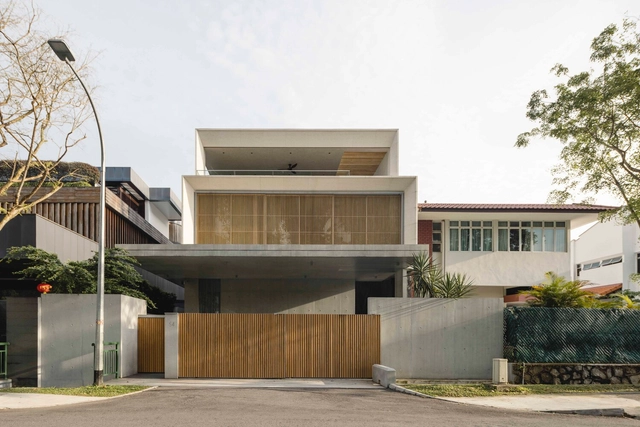 Frame House / Ming Architects - Exterior Photography, Residential Interiors, Facade, Door