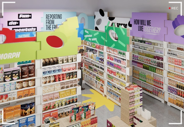 Pavilhão da Letônia apresenta um supermercado de ideias arquitetônicas na Bienal de Veneza 2023 - Imagem de Destaque