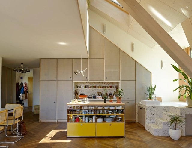 Dapples Building Elevation / LOCALARCHITECTURE - Interior Photography, Extension, Kitchen, Chair