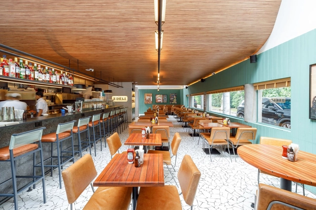 Restaurante ZDeli Sandwiches / Coletivo de Arquitetos - Fotografia de Interiores, Restaurante, Mesa, Cadeira