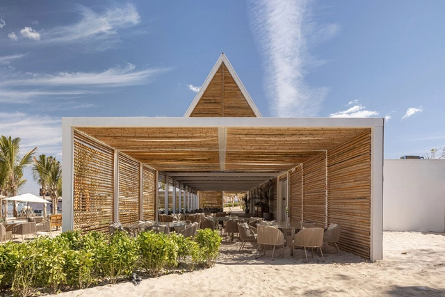 “Na Praia”沙滩综合体 / Estúdio MRGB + ARQBR Arquitetura e Urbanismo + BLOCO Arquitetos - 建筑图, 景观装置, 表皮
