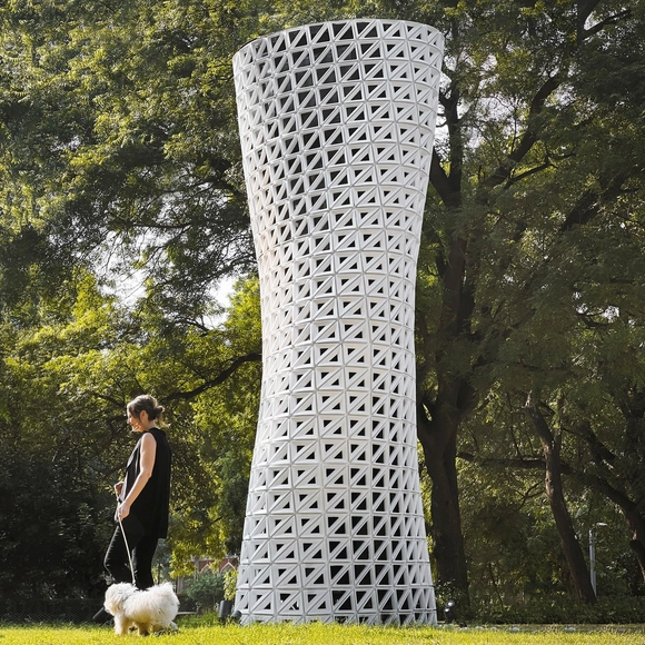 VERTO 空气净化塔  / Studio Symbiosis - 建筑图, 可持续性 & 绿色设计, 花园, 森林