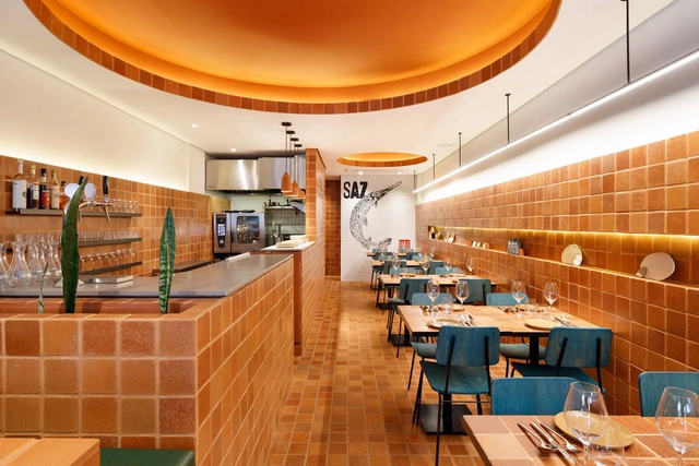 Restaurante Saz - Itaim / Coletivo de Arquitetos - Fotografia de Interiores, Restaurante