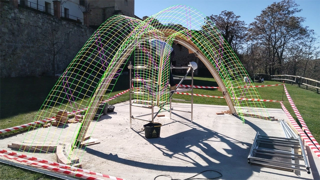 When Digital Technologies Enhance Craftsmanship: How to Build a Domed Pavilion with Augmented Reality - Featured Image