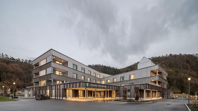 Lyngdal Healthcare Centre / 3RW Arkitekter + NORD Architects - Exterior Photography, Decoration & Ornament, Facade