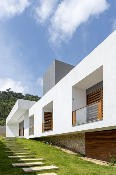 Casa SVF / NEBR Arquitetura - Fotografia de Exterior, Casas, Fachada