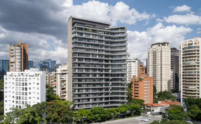 Edifício HL746 / aflalo/gasperini arquitetos - Fotografia de Exterior, Apartamentos, Fachada, Urbano