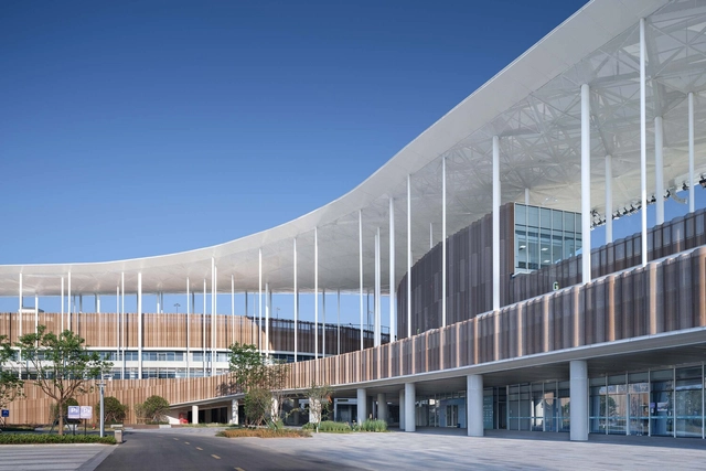 Centro Cultural Deportivo de Béisbol y Softbol de los Juegos Asiáticos de Hangzhou / UAD - Fotografía exterior, Estadios, Fachada