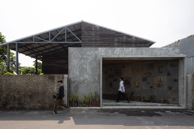 Coworking Fábrica Weng / Architect Nonsense - Fotografia de Exterior, Interiores De Cafeterias, Fachada, Porta