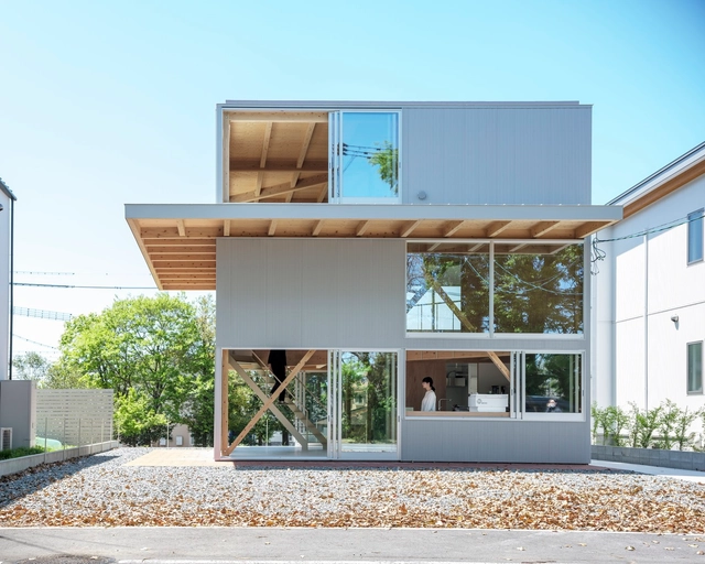Casa e Cafeteria EZU / Yabashi architects & associates - Fotografia de Exterior, Casas, Fachada