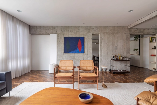 Apartamento Casa Branca  / Flavia Torres Arquitetura - Fotografia de Interiores, Renovação, Dormitório, Mesa, Cadeira