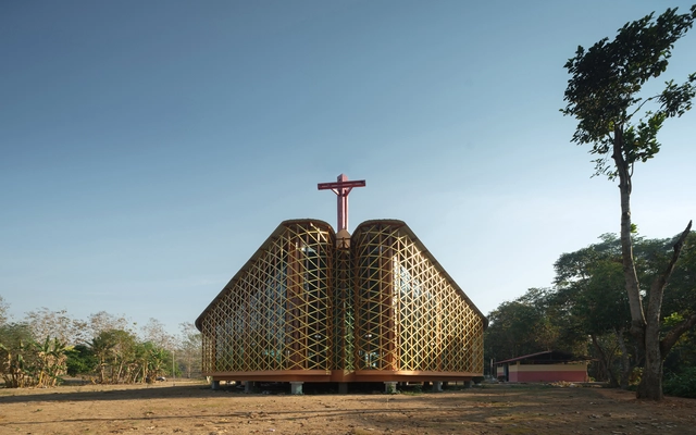 Oratorio de San Javier / Paco García Moro - Fotografía exterior, Iglesia, Fachada, Arco