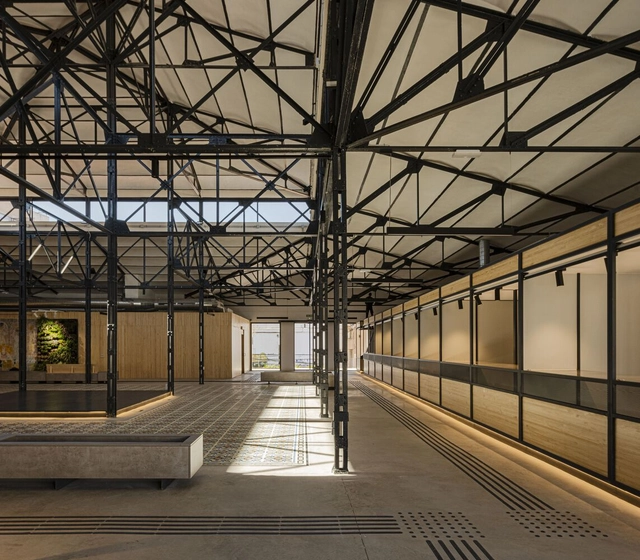 Mercado de Abastos / Studio Metamorphosis - Fotografía interior, Mercado, Fijación Vigas