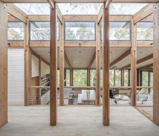 Casa Galería / Antonia Cabezón - Pabla Amigo - Fotografía interior, Casas, Fachada, Fijación Vigas