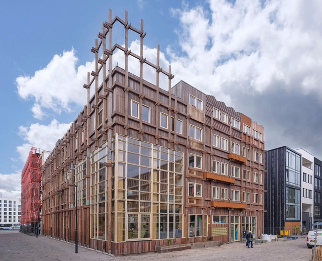 De Warren 住房合作社 / Natrufied Architecture - 建筑图, 居住建筑, 表皮