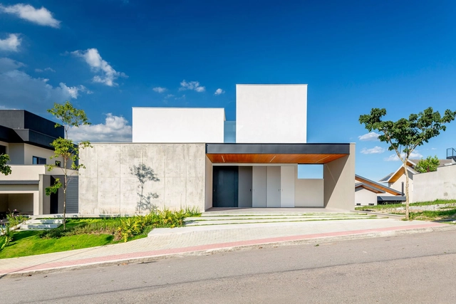 Casa Lúmen / Cicerone Arquitetura + Prumo projetos - Fotografia de Exterior, Casas, Fachada