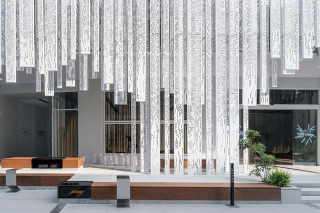 德必上海书城WE / Wutopia Lab - 建筑图, 商店, 表皮, 柱, 板凳, 桌子
