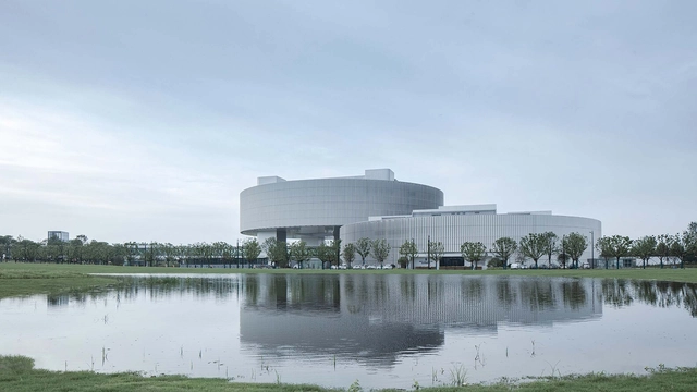 Centro cívico Nanjing Jiangbei / MENG Architects - Fotografía exterior, Centro Comunitario, Fachada