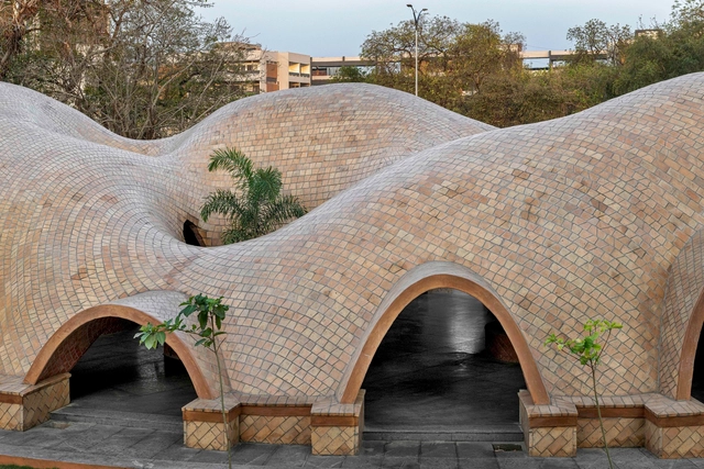 TARANG Pavilion / The Grid Architects - Exterior Photography, Pavilion, Garden, Facade, Arch, Arcade