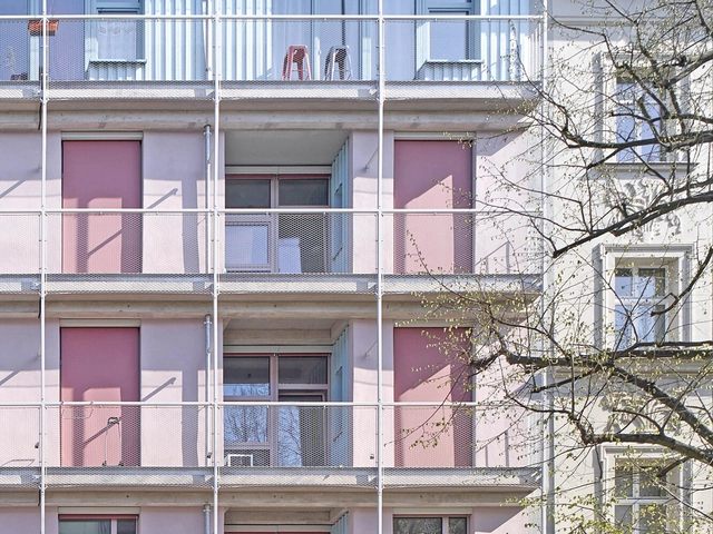 LOVO Building / Christoph Wagner Architekten + Wenke Schladitz - Exterior Photography, Apartments, Facade, Balcony, Handrail