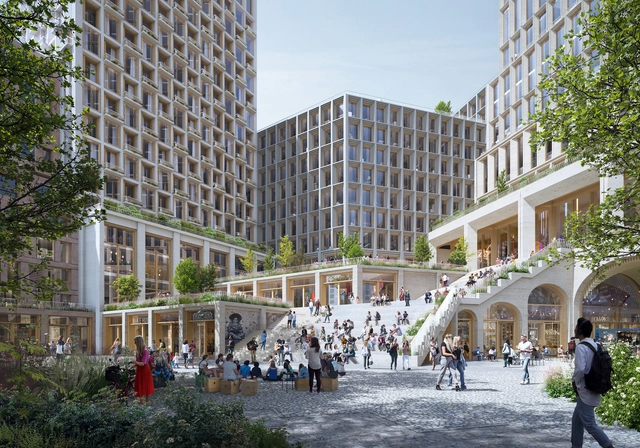 Henning Larsen gana concurso para un nuevo centro urbano en Berlín Occidental - Imagen Principal