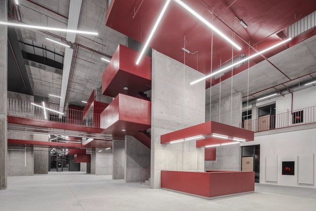 YP 礼堂 / CAA.Studio - 室内图, 礼堂, 表皮