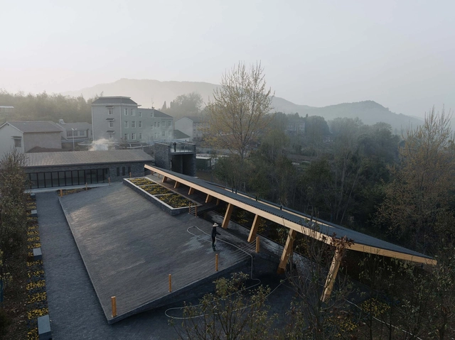 青龙湖瞭望观景亭 / F.O.G. 建筑设计事务所 + 华中科技大学见微知筑工作室 - 建筑图, 景观装置