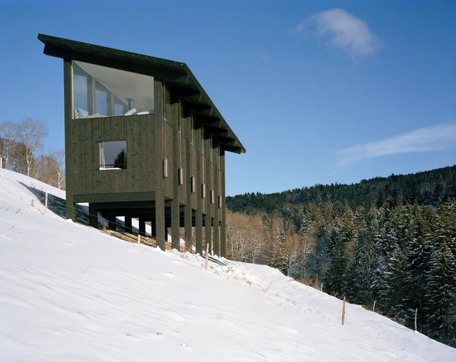 Cabaña Treyvaux / LVPH Architectes - Fotografía exterior, Casas