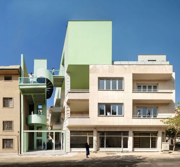 瓦斯特画廊及艺术家住宅项目 / Persian Garden Studio - 建筑图, 集合住宅, 表皮