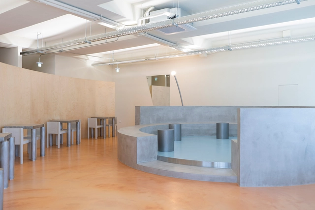 Café Bon9  / PRACTICE + HOFFICE - Interior Photography, Coffee Shop Interiors, Kitchen, Table, Chair