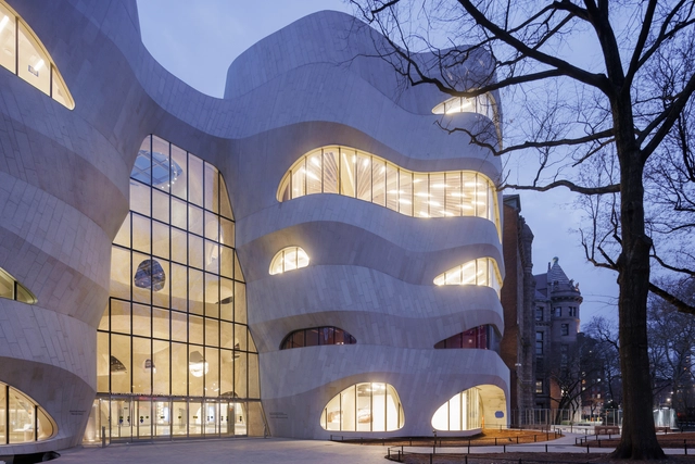 American Museum of Natural History Richard Gilder Center / Studio Gang - Exterior Photography, Research Center, Facade, Arch