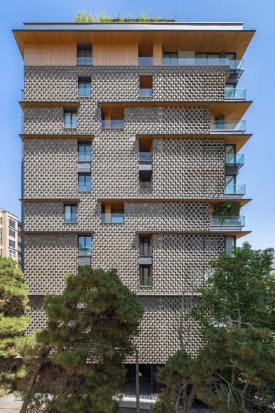 Edifício Residencial Aria / Pargar Architecture and Design Studio - Fotografia de Exterior, Residencial, Fachada, Balcão, Urbano