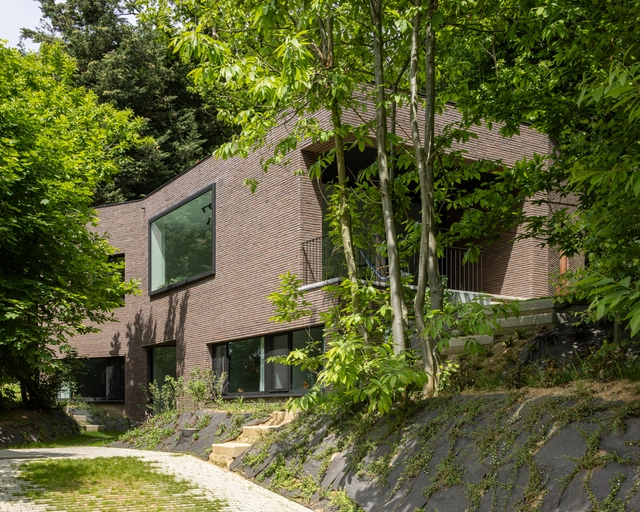 Residência em Holsbeek  / Parol architecten - Fotografia de Exterior, Casas, Jardim, Fachada, Floresta