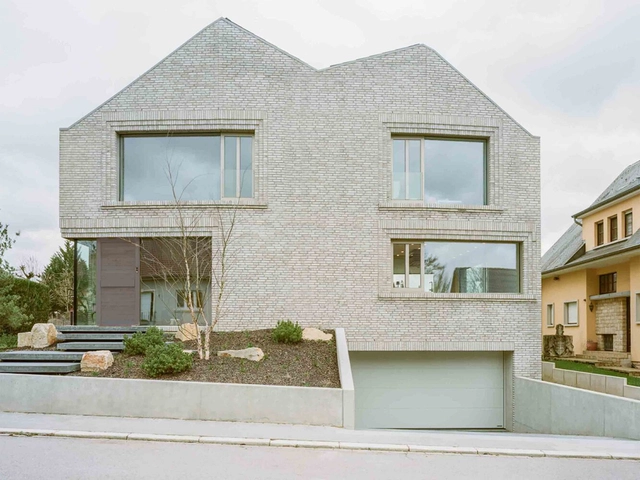 Maison Barnich / dagli + atélier d’architecture - Drawings, Residential, Facade, Door, Handrail