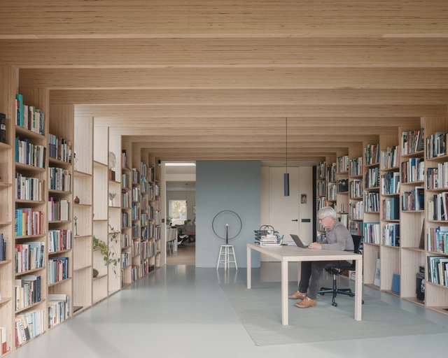 Library Pavilion / FELT - Interior Photography, Extension, Table, Chair