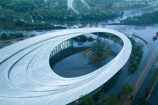 Centro de Visitantes do Parque Haikou Xixiu / MUDA-Architects - Fotografia de Exterior, Centro De Visitantes