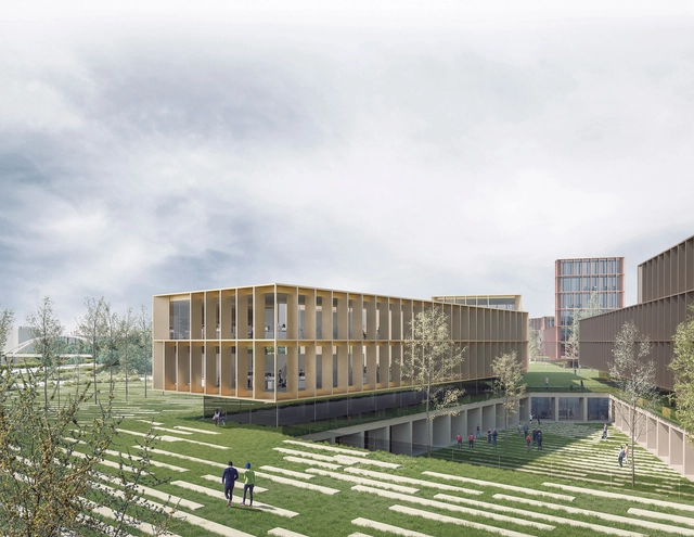 Vaillo + Irigaray Architects diseñan el Centro de Coordinación de Seguridad y Emergencias de Navarra, España - Imagen Principal