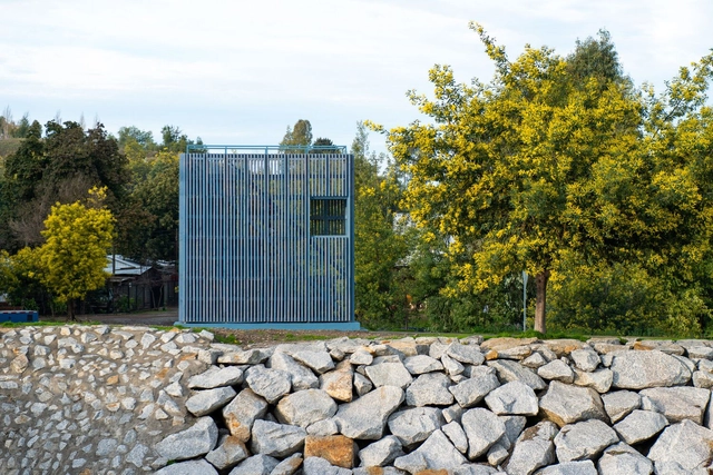 Mirador Confluencia / Azócar Catrón Arquitectos - Fotografía exterior, Obras De Pequeña Escala, Jardín, Fachada