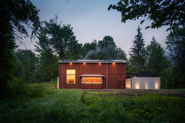 Silver Residence / Studio Nocturne - Exterior Photography, Residential, Facade, Forest